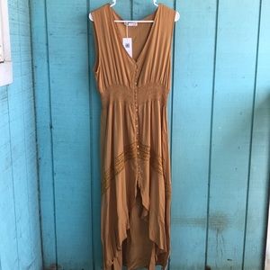 BOHO Asymmetrical Maxi Dress (New with Tags)